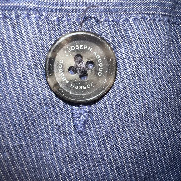 Joseph Abboud men’s size 40 blue, white textured micro striped Chino shorts - Picture 5 of 8